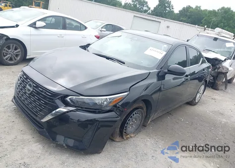 2024 Nissan Sentra S Xtronic Cvt из США, поврежденный, VIN 3N1AB8BV0RY296116